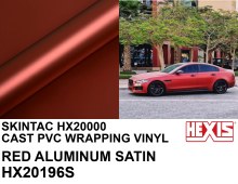 HX 20000 RED ALUMINUM SATIN 60"
