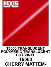 Hexis Translucent Cherry Red 48"