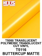 Hexis Translucent Butter Cup Yellow 48"