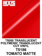 Hexis Translucent Tomato Red 48"