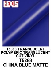 Hexis Translucent China Blue 48"