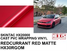 HEXIS HX30RG0M REDCURRANT RED MATTE 60"x1yd