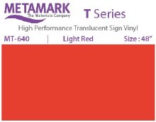 METAMARK T-Series Translucent Light Red 48"