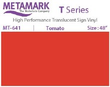 METAMARK T-Series Translucent Tomato Red  48"