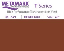 METAMARK T-Series Translucent Bordeaux 48"