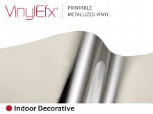 Nekoosa VinylEfx Indoor Smooth-Silver 24"x yd