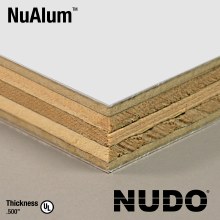 NuAlum 1/2" Aluminum Faced Plywood 1-sided