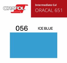 30" ORACAL 651 INTERMEDIATE CALENDER CUT VINYL ICE BLUE 056