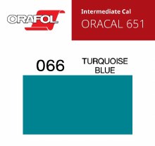 24" ORACAL 651 INTERMEDIATE CALENDER CUT VINYL TURQUOISE BLUE 066