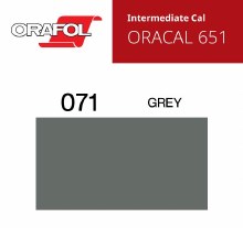 30" ORACAL 651 INTERMEDIATE CALENDER CUT VINYL GREY 071