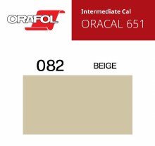 24" ORACAL 651 INTERMEDIATE CALENDER CUT VINYL BEIGE 082