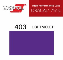 30" ORACAL 751 HIGH PERFORMANCE CAST CUT VINYL LIGHT VIOLET 403 10 yd Roll