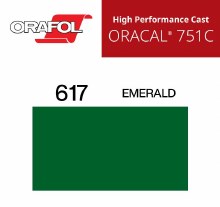 24" ORACAL 751 HIGH PERFORMANCE CAST CUT VINYL EMERALD 617