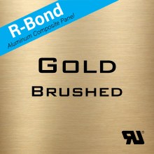 3mm R-BOND BRUSHED GOLD 2 SIDE 4' x 8'