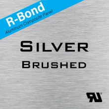 3mm R-BOND BRUSHED SILVER 2 SIDE 4' x 8'
