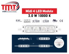 TMT MIDI-4 12V, 2W, 10000 KELVIN 100 cnt