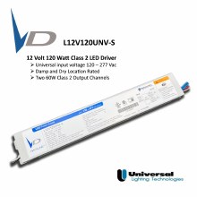 UNIVERSAL POWER SUPPLY 12 V / 120 W 120-277