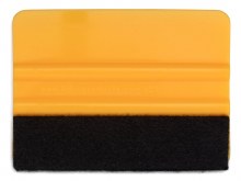 4" YELLOW FELT EDGE SQUEEGEE