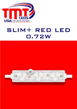 TMT COLOR LED RED .72W 50 Count/Bag
