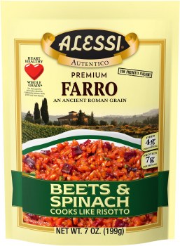 Alessi - Farro con Beet and Spinach