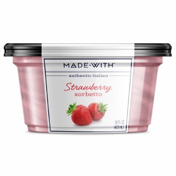 Made With - Strawberry Sorbetto
