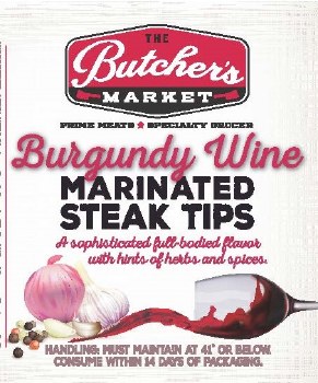 Steak Tips - Burgundy Wine