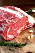 USDA Top Choice - 6 Bone Rib Roast $75.00 is DEPOSIT