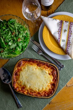 Bolognese Bechemel Lasagna