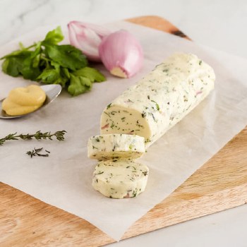 Cognac &amp; Whole Grain Mustard Compound Butter