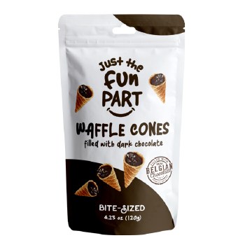 Just The Fun Part - Waffle Cones Dark Chocolate