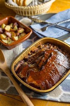 Beef Brisket and Baked Beans