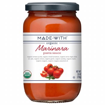 Made With - Organic Marinara Pasta Sauce