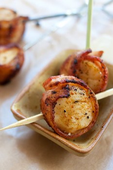 Bacon Wrapped Scallops