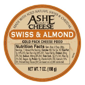Ashe County - Swiss Almond Cheese Spread