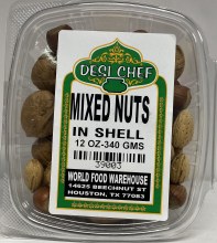 MIX NUTS IN SHELL 12 OZ