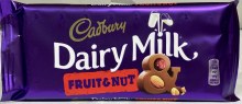 DAIRY MILK FRUIT & NUT 110G