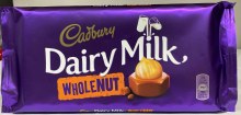 DAIRY MILK WHOLE NUT 200G