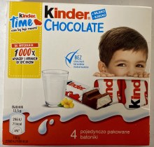 KINDER CHOCOLATE 50G