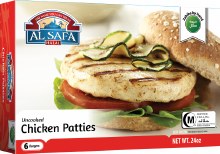 CHICKEN PATTIES 24OZ 6pc