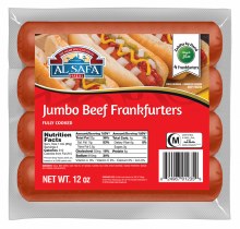 JUMBO BEEF FRANKFURTER 12OZ