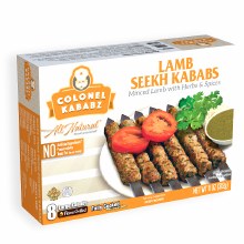 LAMB SEEKH KABABS 8ct.