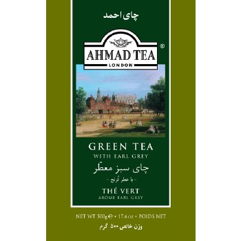 Ahmad Green Tea with Earl Grey, 500g