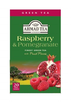 Ahmad Green Tea, Raspberry and Pomegranate 20 bags