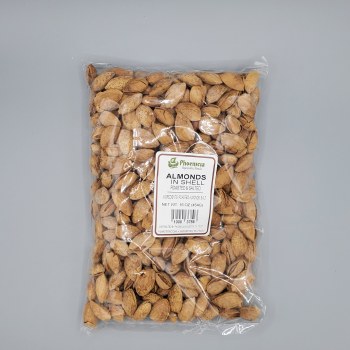 Phoenicia Roasted &amp; Salted Almonds in Shell 1 lb