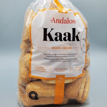 Andalos Kaak Sesame 3in 14oz