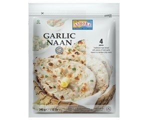 Ashoka Garlic Naan 12oz