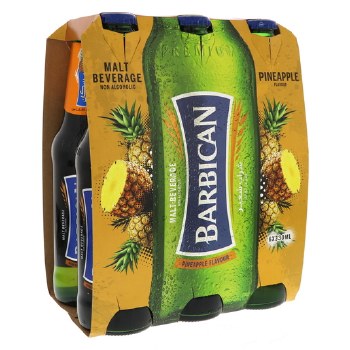 Barbican Malt Beverage Pineapple Flavor 6 x 330ml