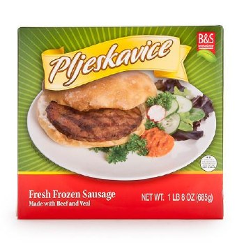 Brother and Sister Pljeskavice Sausage 1.5lb