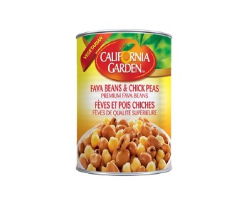 California Garden Fava Beans with Chick Peas 15oz