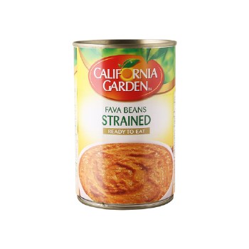 California Garden Fava Beans Strained 15oz